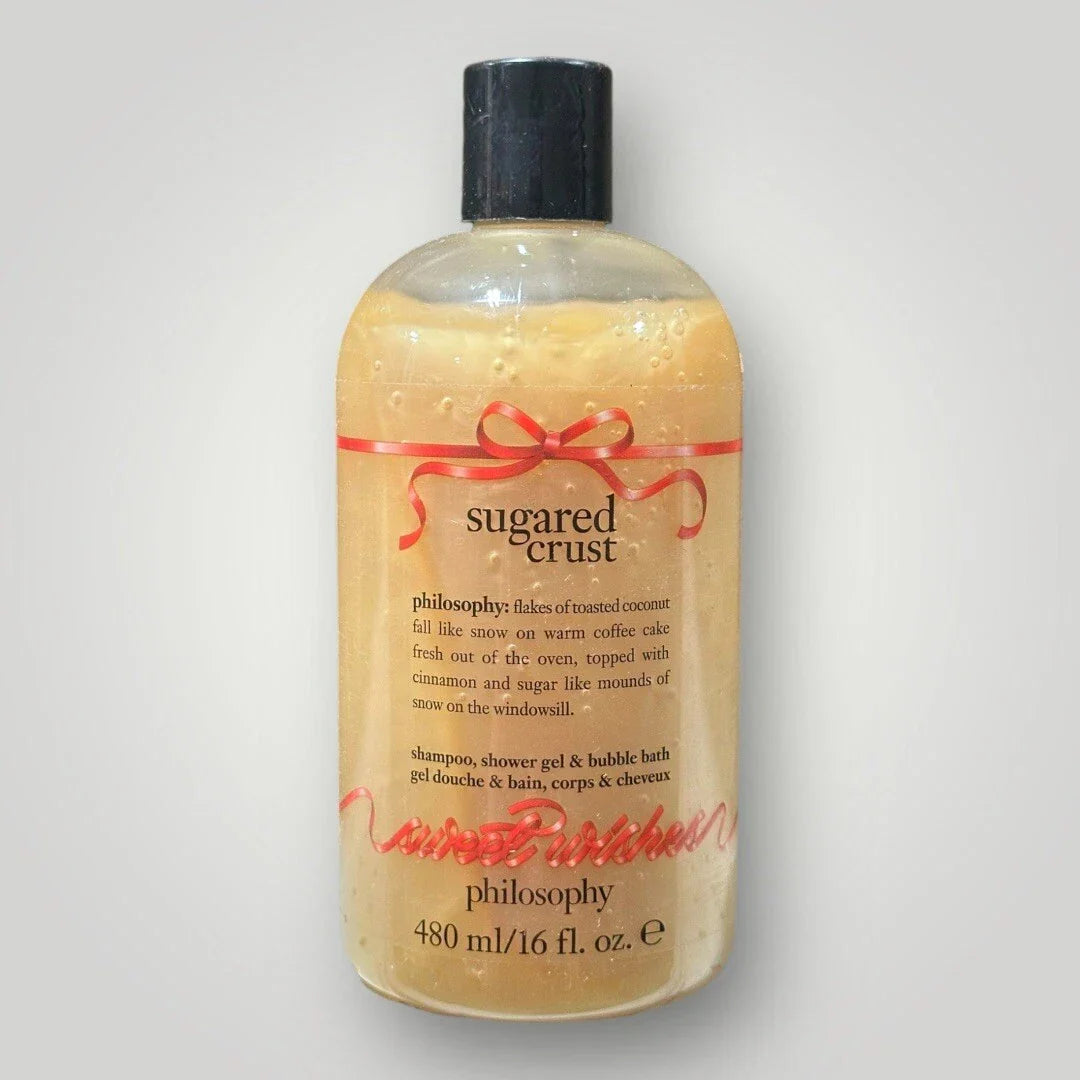 Philosophy Sugared Crust Shampoo, Shower Gel & Bubble Bath 16 Oz Sealed